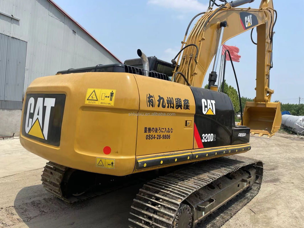 সেকেন্ড হ্যান্ড ভাল মানের খননকারী মেশিন Cat320D জাপান উৎপত্তি ব্যবহৃত EPA Caterpillar স্টক সঙ্গে গর্ত excavator