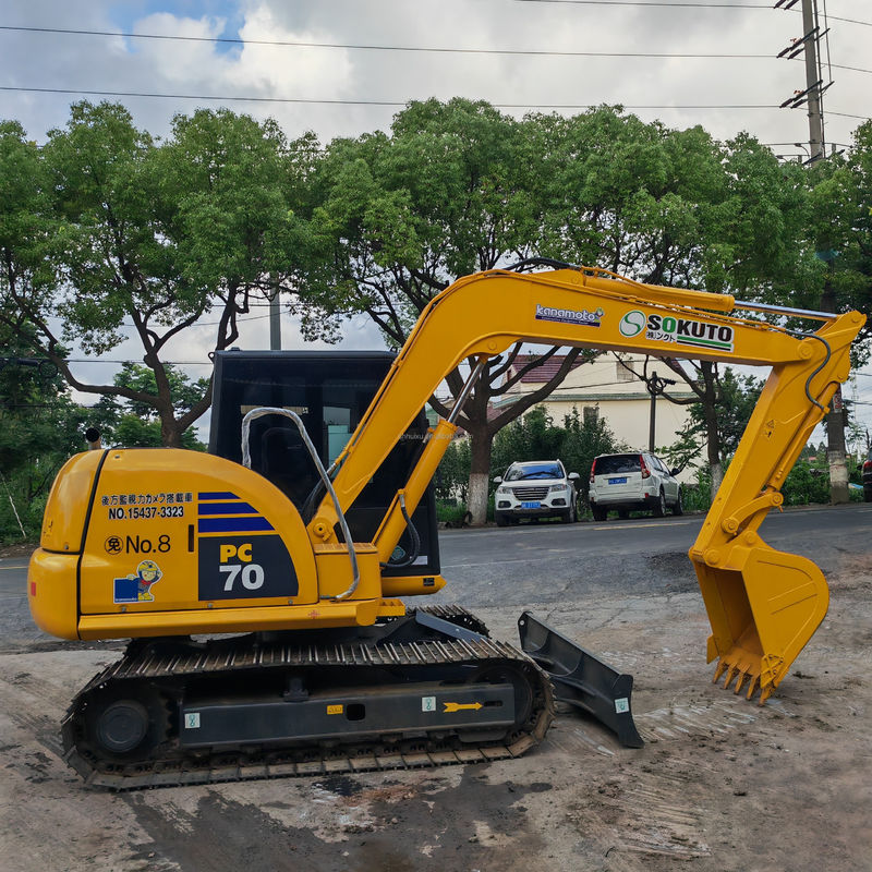 ব্যবহৃত খননকারী Komatsu pc60 70 নির্মাণ সরঞ্জাম ক্রলার খননকারী মূল মার্কিন যুক্তরাষ্ট্র খননকারী গরম বিক্রয়