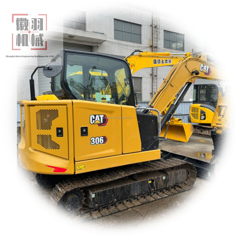 নতুন প্রাপ্তি 99% ক্রলার এক্সক্যাভার ব্যবহৃত Caterpillar cat306 দ্বিতীয় হাত জাপান ইঞ্জিন cat306 EPA সার্টিফিকেট