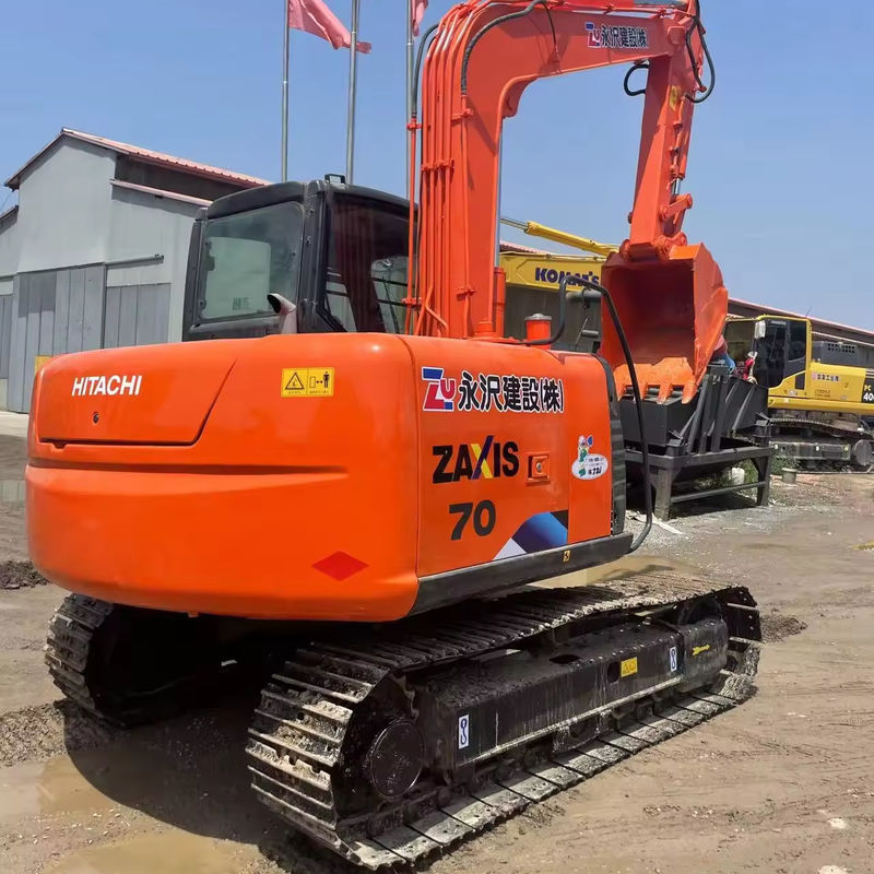 খননকারী মিনি হিটাচি নির্মাণ বছর 2006 Zx70 ক্রলার ব্যবহৃত খননকারী বিক্রয়ের জন্য