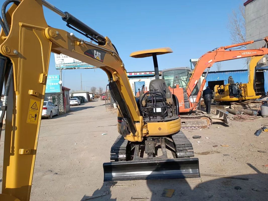 ব্যবহৃত মিনি খননকারী CAT303 ড্রাইভিং ছাড়া ক্যাবিন হাত পৃথিবী খননকারী চীন মিনি খননকারী