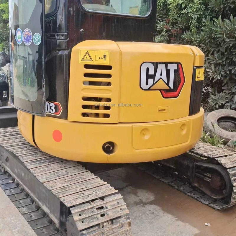 ড্রাইভিং ক্যাব সঙ্গে ব্যবহৃত মিনি খননকারী CAT303 হাত পৃথিবী খননকারী চীন মিনি খননকারী