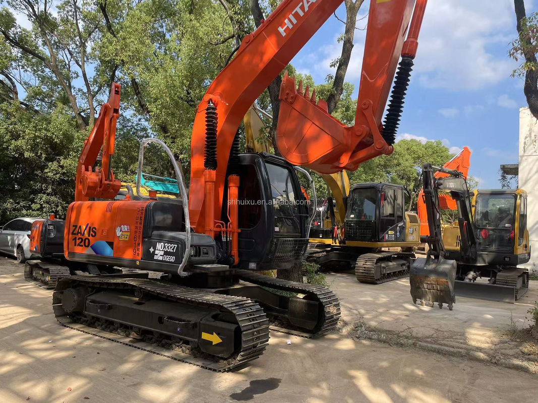 ক্রলার ব্যবহৃত খননকারী HITACHI ZX120 খননকারী মেশিন HITACHI ZX60 ZX70 ZX120 ZX130 নির্মাণ সরঞ্জাম