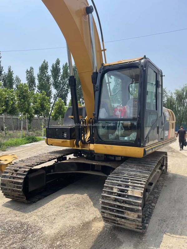 ব্যবহৃত খননকারী CAT 320D সেকেন্ড হ্যান্ড খননকারী ব্যবহৃত যন্ত্রপাতি বড় ক্রলার খননকারী 20 টন ভারী মেশিন