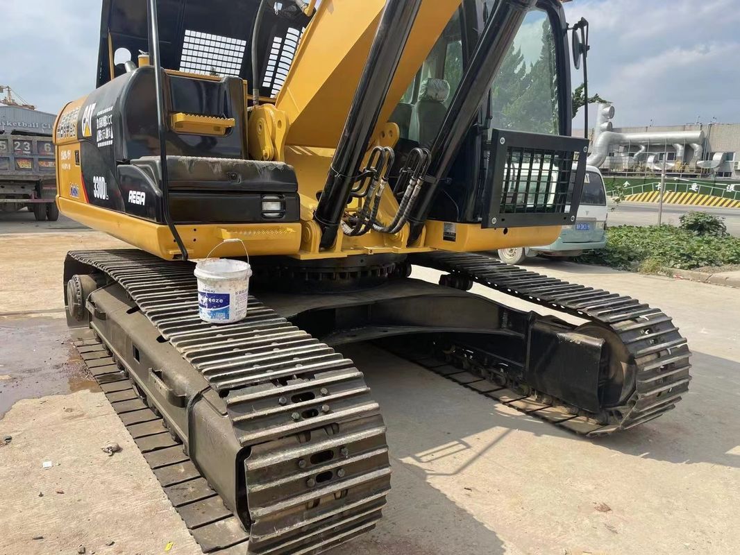 বড় ক্রলার খননকারী CAT 330D সেকেন্ড হ্যান্ড খননকারী ব্যবহৃত ভারী মেশিন 30 টন হাইড্রোলিক ক্রলার ব্যাকহো বড় খননকারী