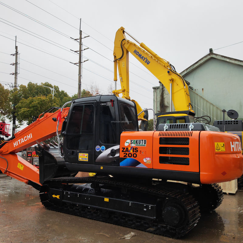 HITACHI ZX200 20TN খননকারী অন্যান্য নির্মাণ যন্ত্রপাতি HITACHI ZX200 ZX120 ZX160 খননকারী চীন রপ্তানি ব্যবহৃত খননকারী