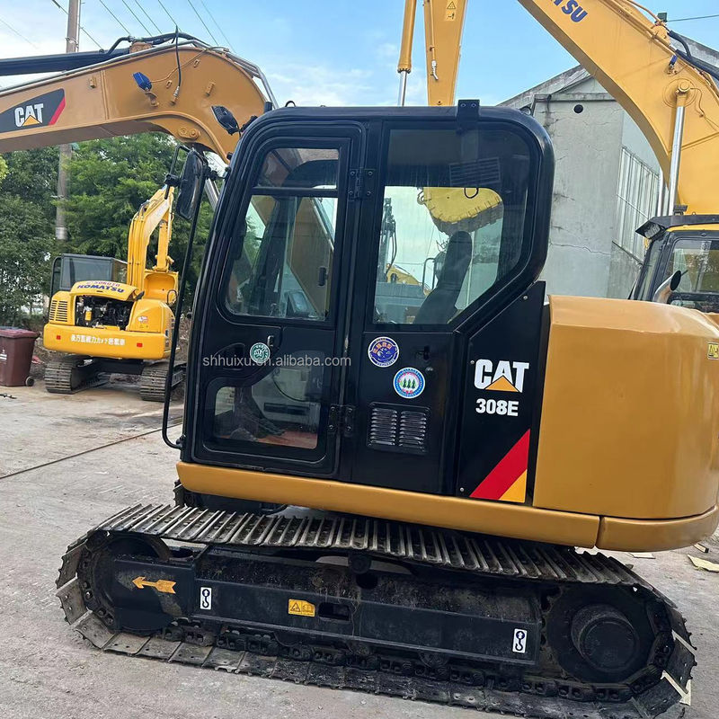 Caterpillar excavator CAT 308E সেকেন্ড হ্যান্ড excavator ব্যবহৃত যন্ত্রপাতি 8ton মেশিন excavator ব্যবহৃত বিড়াল 308E