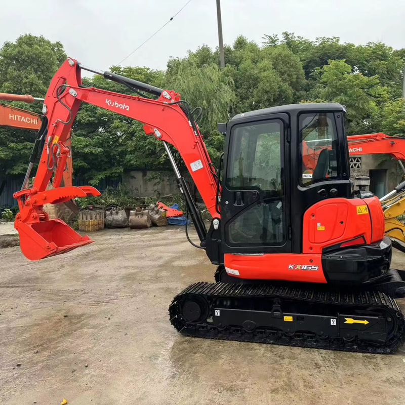 কম দাম ব্যবহৃত খননকারী 6.5Ton হাইড্রোলিক KUBOTA KX165 খননকারী ব্যবহৃত KUBOTA165 খননকারী মূল জাপান বিক্রয়ের জন্য