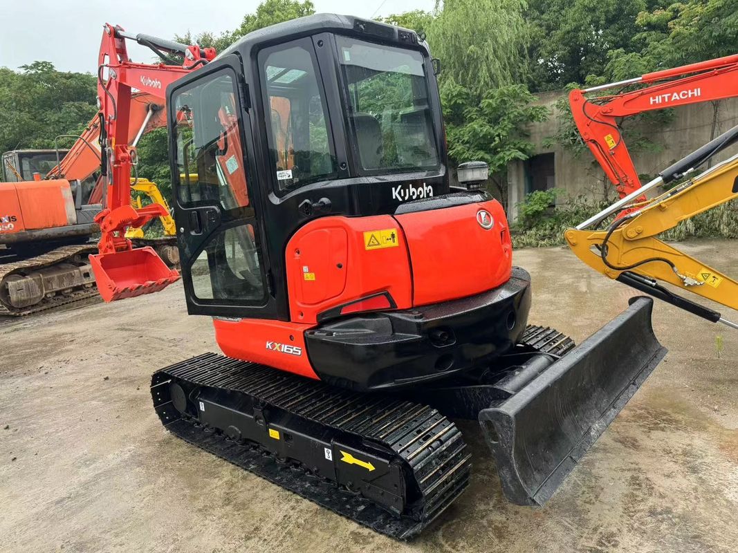 কম দাম ব্যবহৃত খননকারী 6.5Ton হাইড্রোলিক KUBOTA KX165 খননকারী ব্যবহৃত KUBOTA165 খননকারী মূল জাপান বিক্রয়ের জন্য