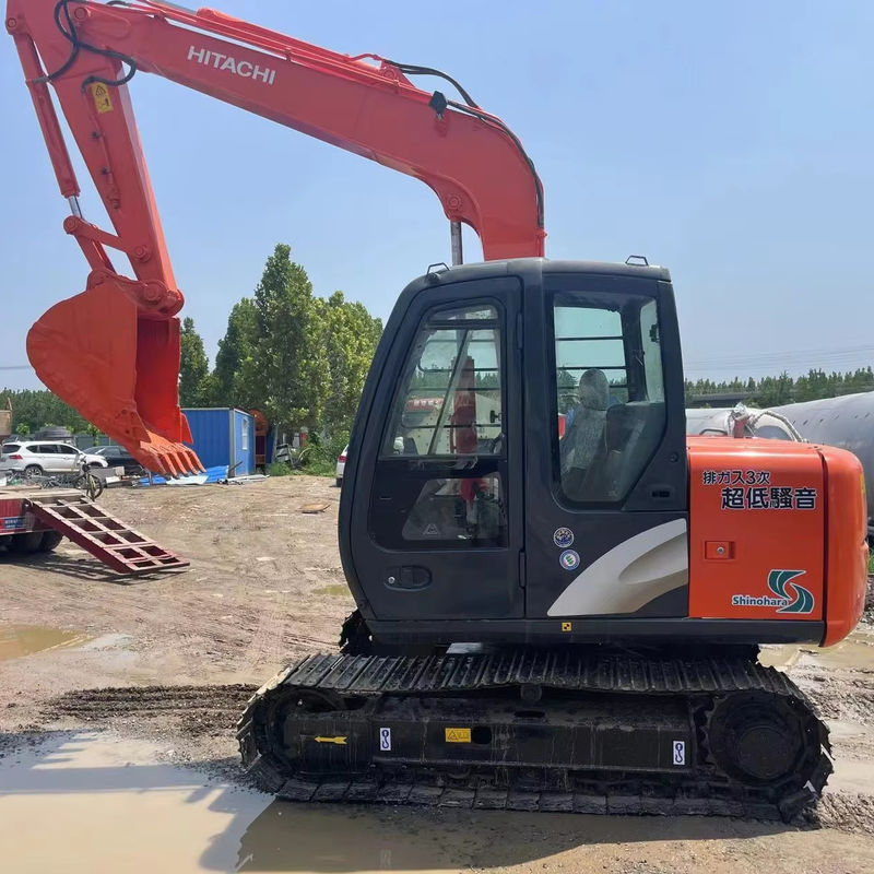 Hitachi Zx70 ব্যবহৃত Hitachi Excavator 7 টন ব্যবহৃত ক্রলার এক্সক্যাভেটর 0.33m3
