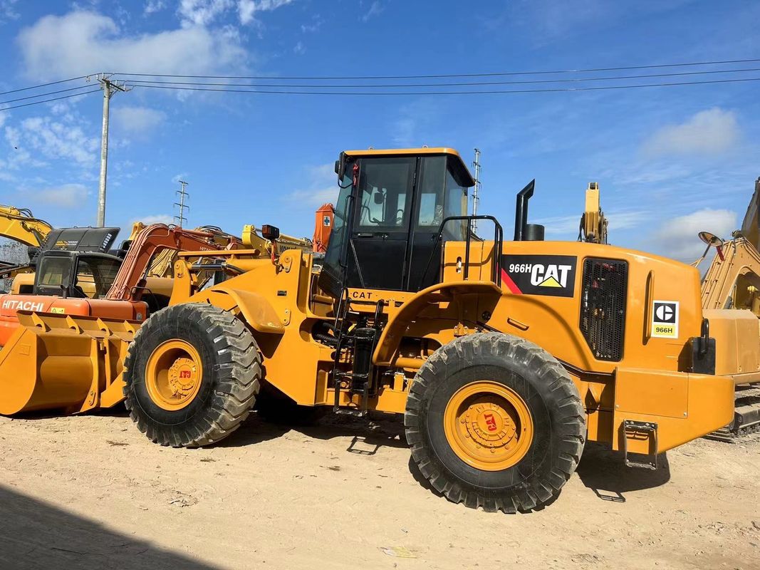 6 টন ব্যবহৃত লোডার CAT966H ব্যবহৃত ঘুঘু 966 চাকা লোডার ব্যবহৃত excavator ট্র্যাক্টর