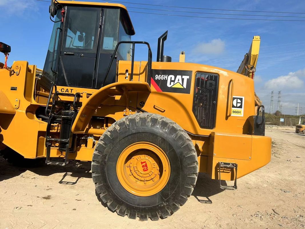 6 টন ব্যবহৃত লোডার CAT966H ব্যবহৃত ঘুঘু 966 চাকা লোডার ব্যবহৃত excavator ট্র্যাক্টর