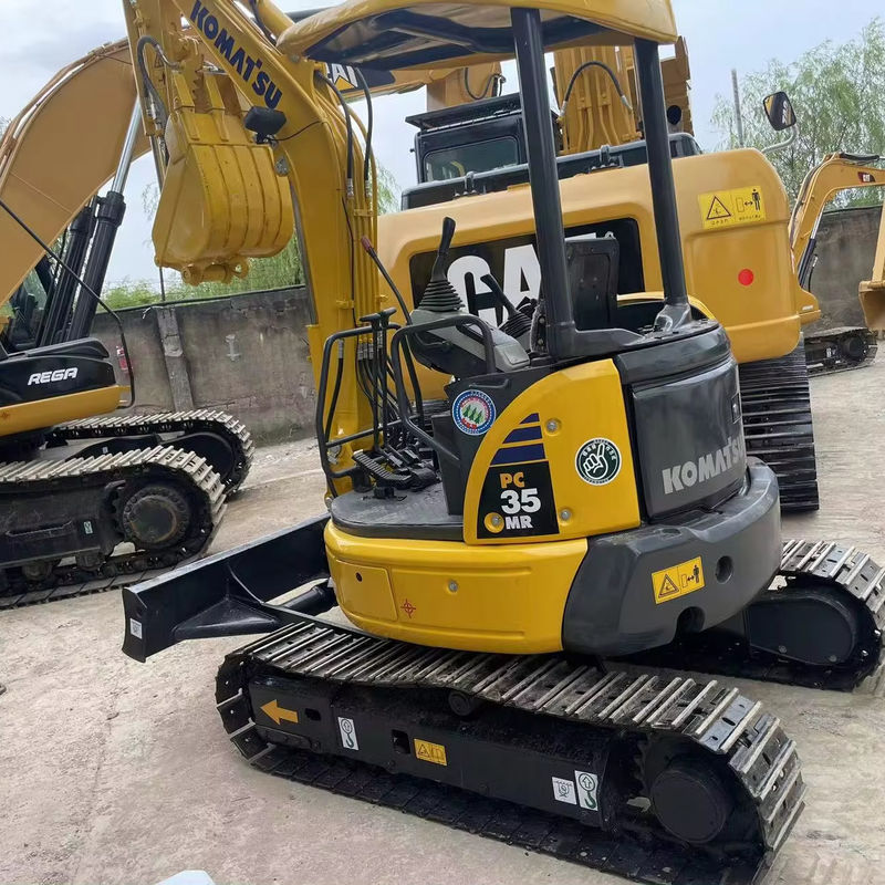 ব্যবহৃত Komatsu PC35MR মিনি খননকারী নির্মাণ মেশিন মিনি ক্রলার খননকারী ব্যবহৃত komatsupc35 গরম বিক্রয়