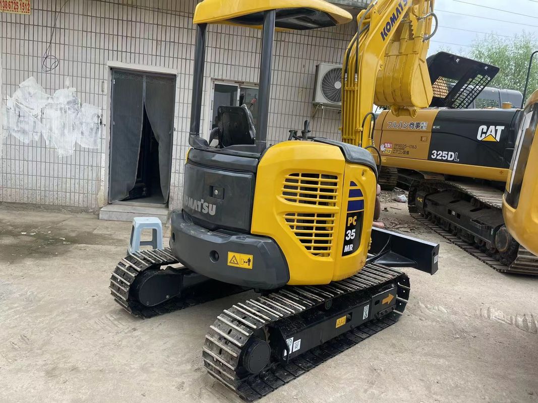 ব্যবহৃত Komatsu PC35MR মিনি খননকারী নির্মাণ মেশিন মিনি ক্রলার খননকারী ব্যবহৃত komatsupc35 গরম বিক্রয়