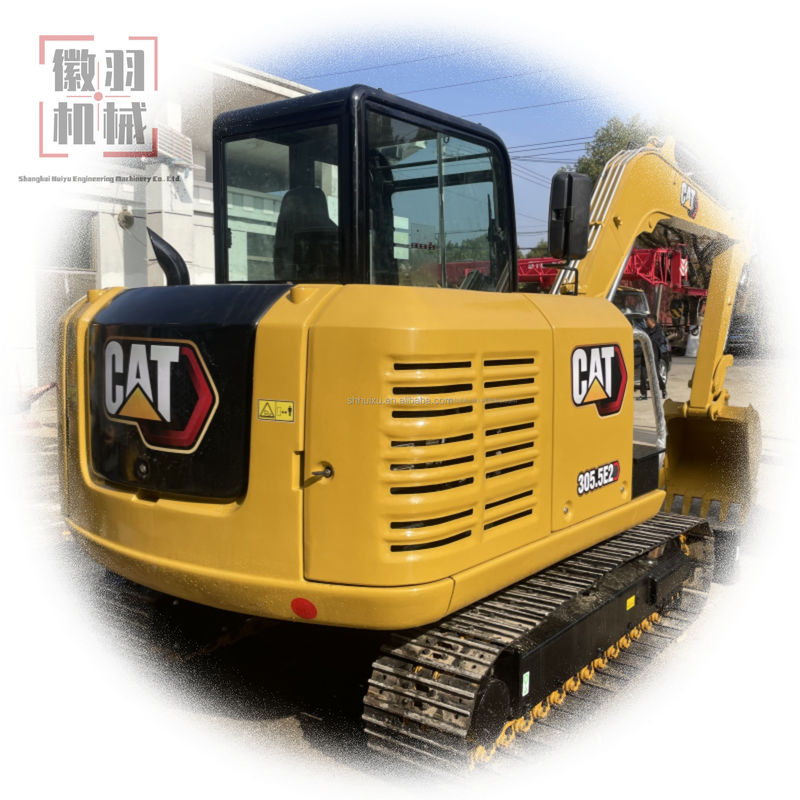 সুপার ভ্যালু অভিজ্ঞতা ব্যবহৃত CAT 305.5 খননকারী CAT 305.5E2 307d 306 308c মিনি খননকারী বিক্রয়ের জন্য