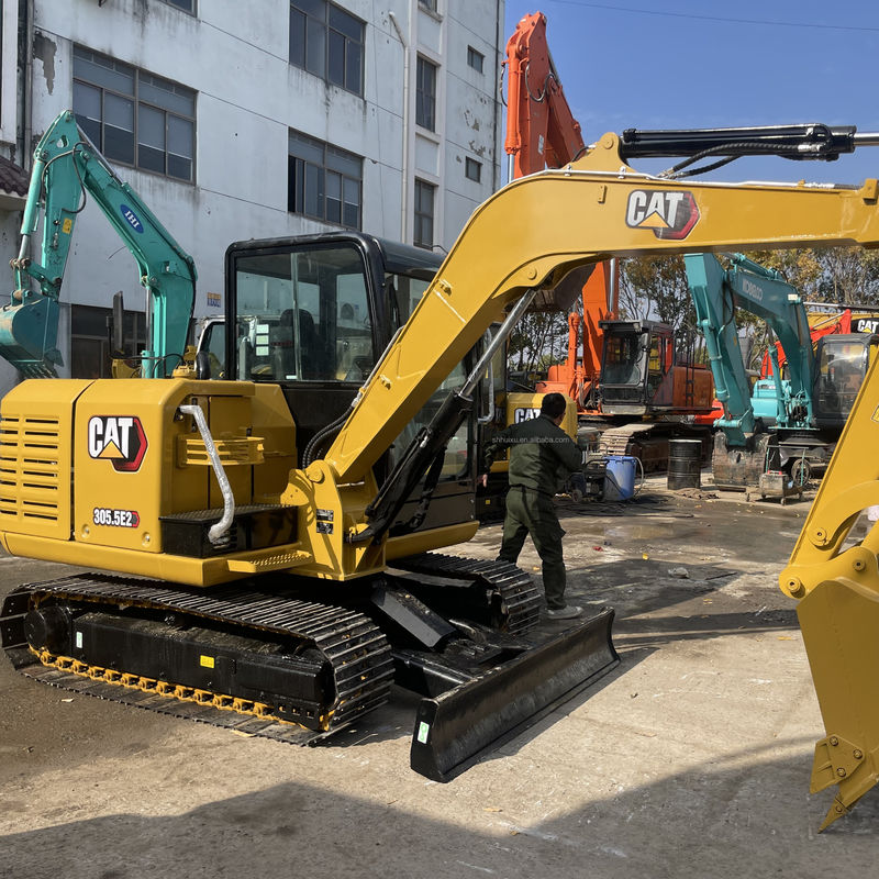সুপার ভ্যালু অভিজ্ঞতা ব্যবহৃত CAT 305.5 খননকারী CAT 305.5E2 307d 306 308c মিনি খননকারী বিক্রয়ের জন্য