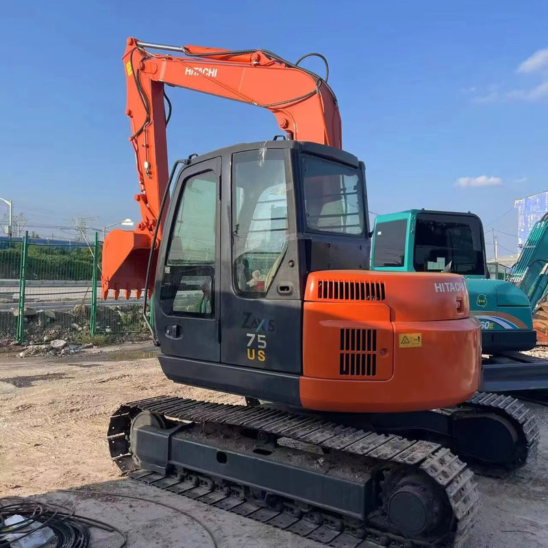 7.1 টন ব্যবহারকৃত অরিজিনাল হিটাচি Zx70 Zx75 মিনি এক্সক্যাভেটর 0.33m3