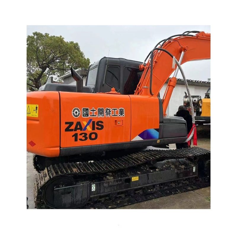 12.5 টন মূল ব্যবহৃত হিটাচি Excavator Zx130 ব্যবহৃত হাইড্রোলিক ক্রলার Excavator