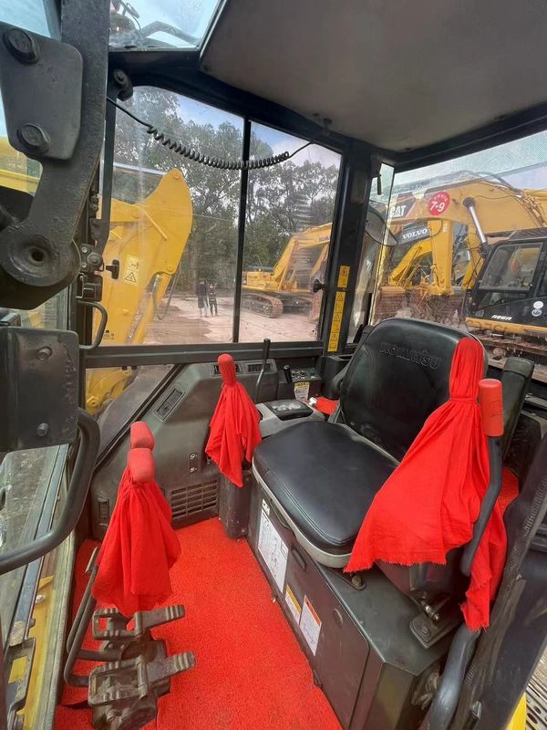 ব্যবহৃত ছোট খননকারী Komatsu PC55MR ব্যবহৃত মিনি খননকারী Komatsu 5T যন্ত্রপাতি গৃহস্থালি যন্ত্রপাতি পরিষ্কার চ্যানেল