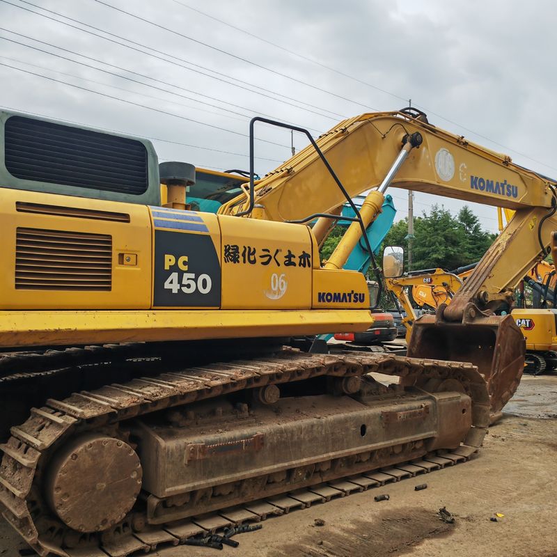 ব্যবহৃত ক্রলার ব্যাকহো মাইনিং এক্সক্যাভেটর Komatsu pc450 মূল রাষ্ট্রীয় যন্ত্রপাতি Komatsu 45T ব্যবহৃত খননকারী বিক্রয়ের জন্য স্টক মধ্যে