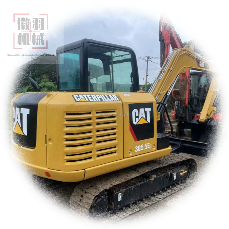 নতুন মডেল ব্যবহৃত CAT 305.5 খননকারী CAT 305.5E2 মিনি খননকারী বিক্রয়ের জন্য