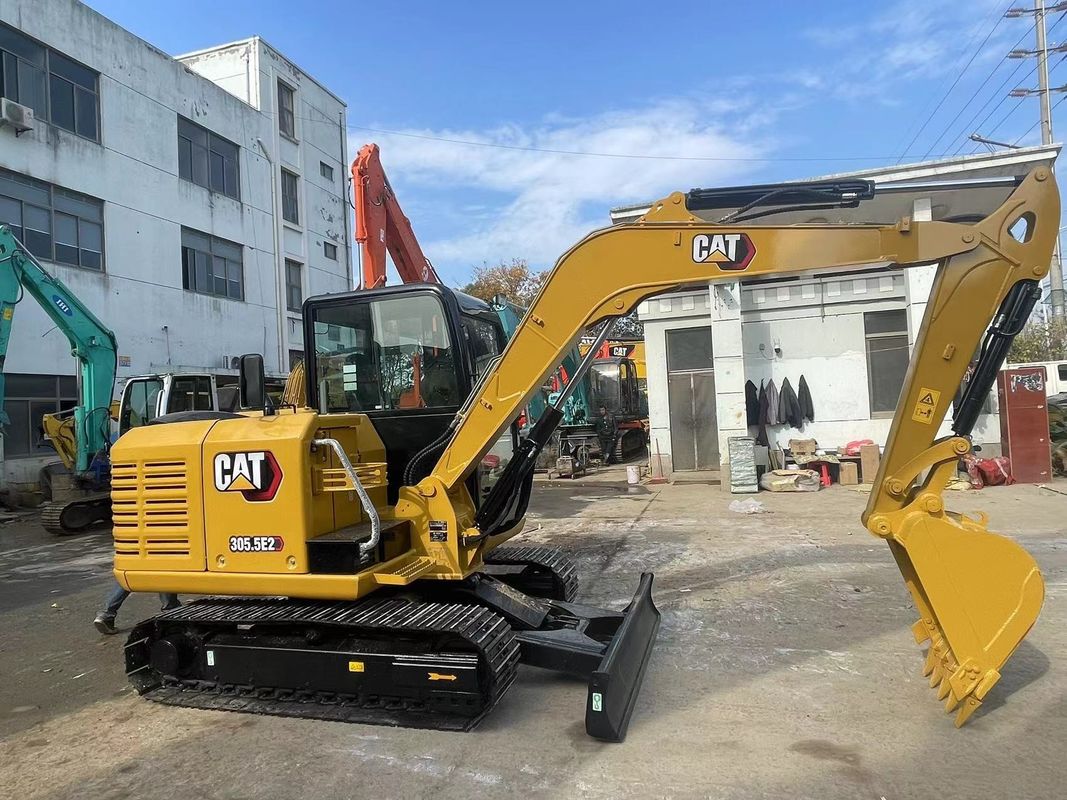 কম ঘন্টা ব্যবহৃত Caterpillar Cat 305.5E ব্যবহৃত 303 8tons 220 210dl Cat 306E মিনি ব্যবহৃত খননকারী