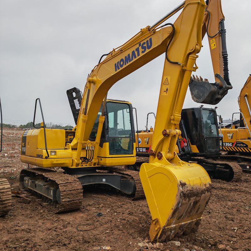 মূল রঙ ব্যবহৃত Komatsu pc110/হাইড্রোলিক ক্রলার খননকারী ব্যবহৃত Komatsu pc110 বিক্রয়ের জন্য