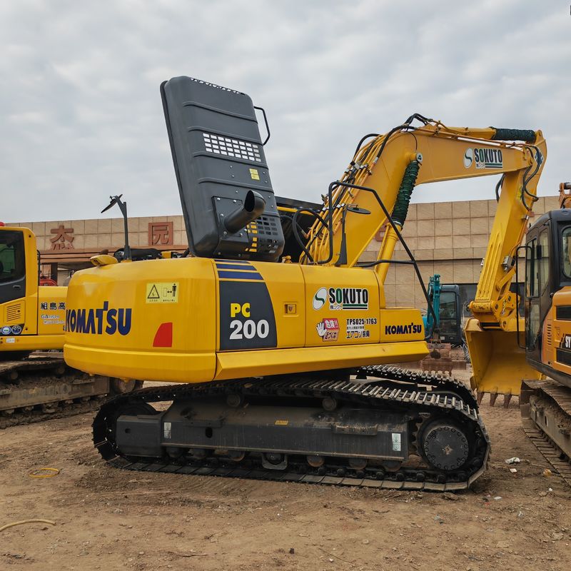 ব্যবহৃত এক্সক্যাভেটর স্টক KOMATSU PC200-8/ORIGINAL PAINT সেকেন্ড হ্যান্ড KOMATSU PC200-8 সস্তা দামে বিক্রি হচ্ছে