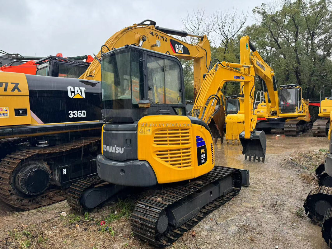 5.5 টন মিনি ব্যবহৃত খননকারী ব্যবহৃত Komatsu pc55/সস্তা দাম উচ্চ মানের ব্যবহৃত Komatsu pc55 বিক্রয়