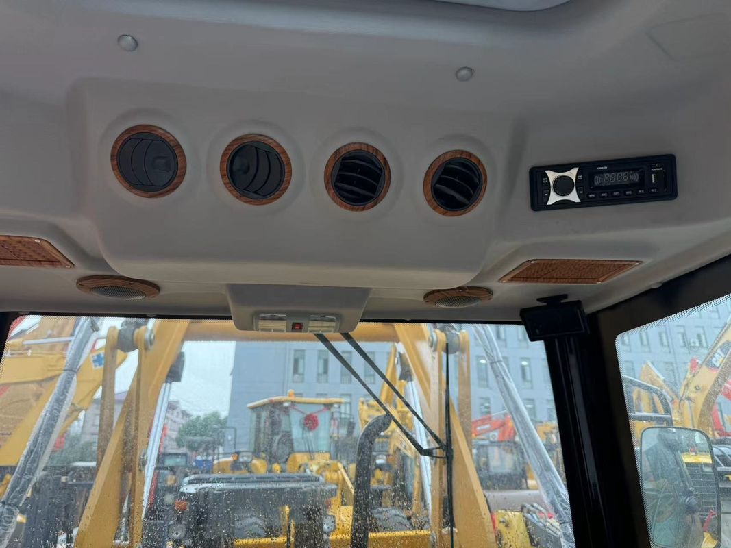 ব্যবহৃত খননকারক Caterpillar CAT420F backhoes উভয় প্রান্তে ব্যস্ত / ব্যবহৃত জাপান ট্র্যাক্টর ইঞ্জিন ভাল অবস্থায়