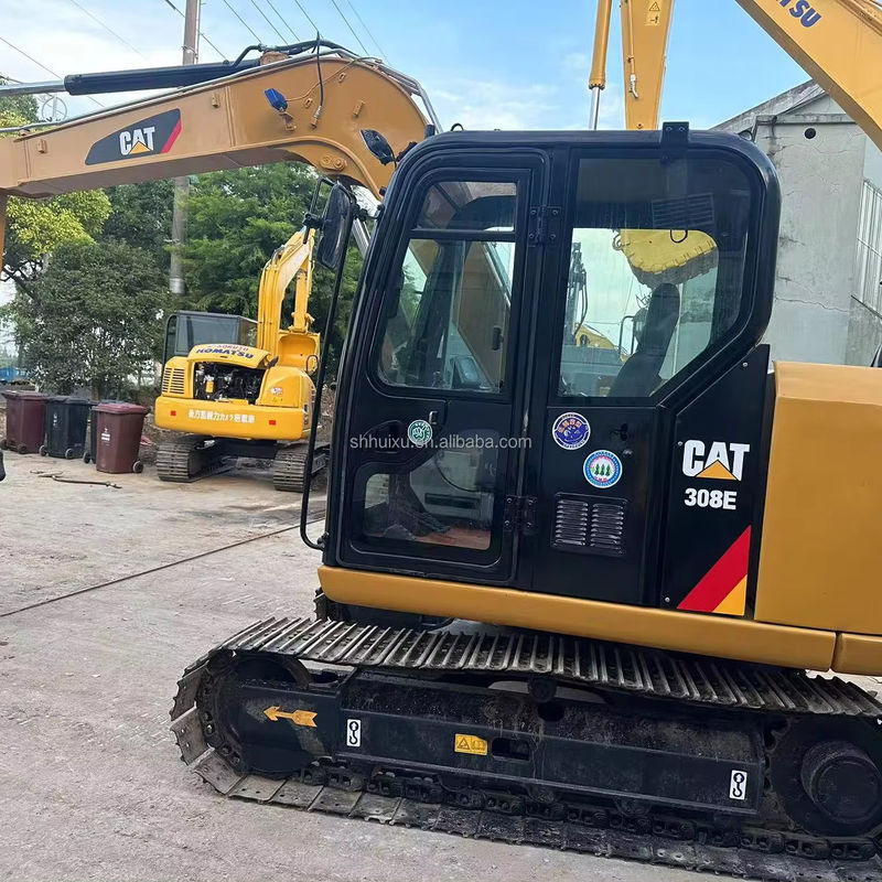 ভারী মেশিন ব্যবহৃত excavator CAT 308E সেকেন্ড হ্যান্ড excavator cat 308e কম কাজের সময়