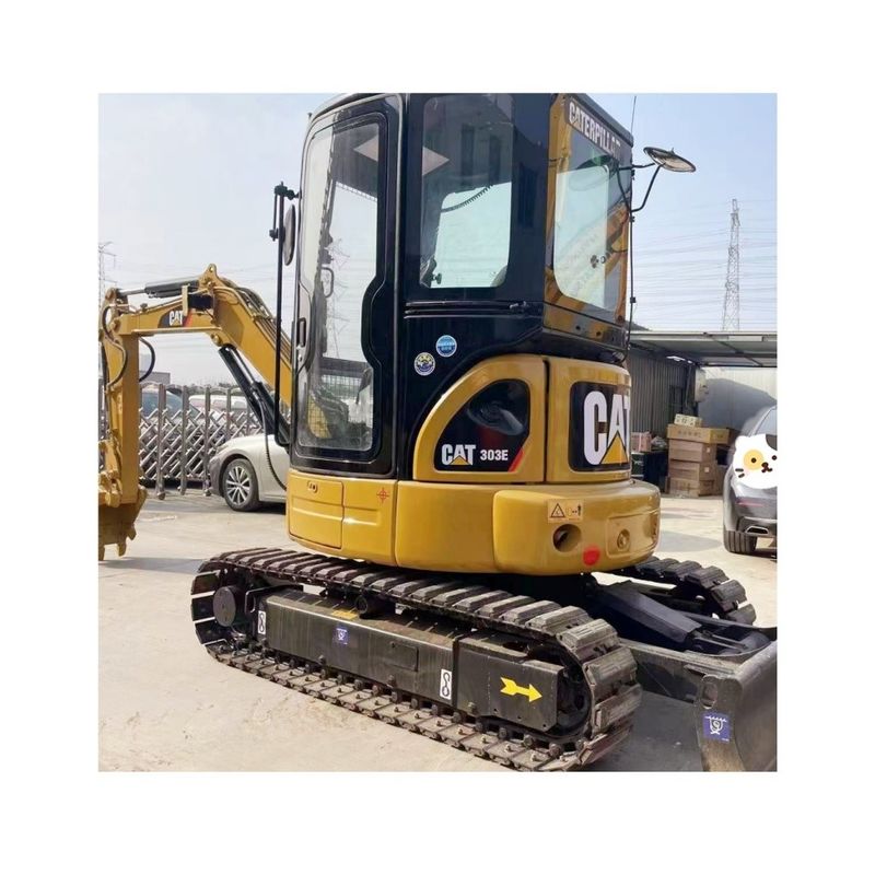 ব্যবহৃত বিড়াল খননকারী CAT 303E ক্রলার খননকারী মিনি খননকারী/CAT303E খামার গৃহস্থালি যন্ত্রপাতি দ্বিতীয় হাতের মিনি খননকারী