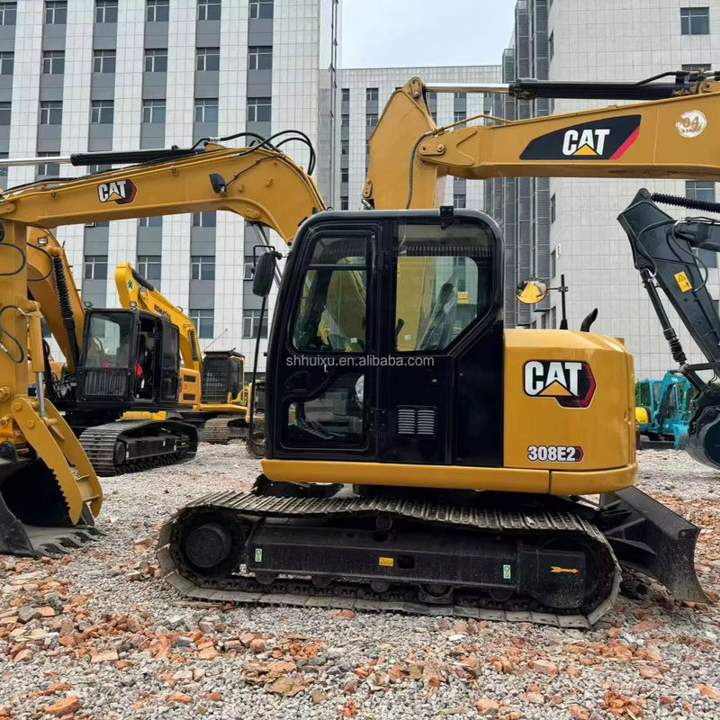 Excavator ব্যবহৃত Caterpillar cat308e ব্যবহৃত জাপান ইঞ্জিন cat308e EPA সার্টিফিকেট সঙ্গে ব্যবহৃত cat308e