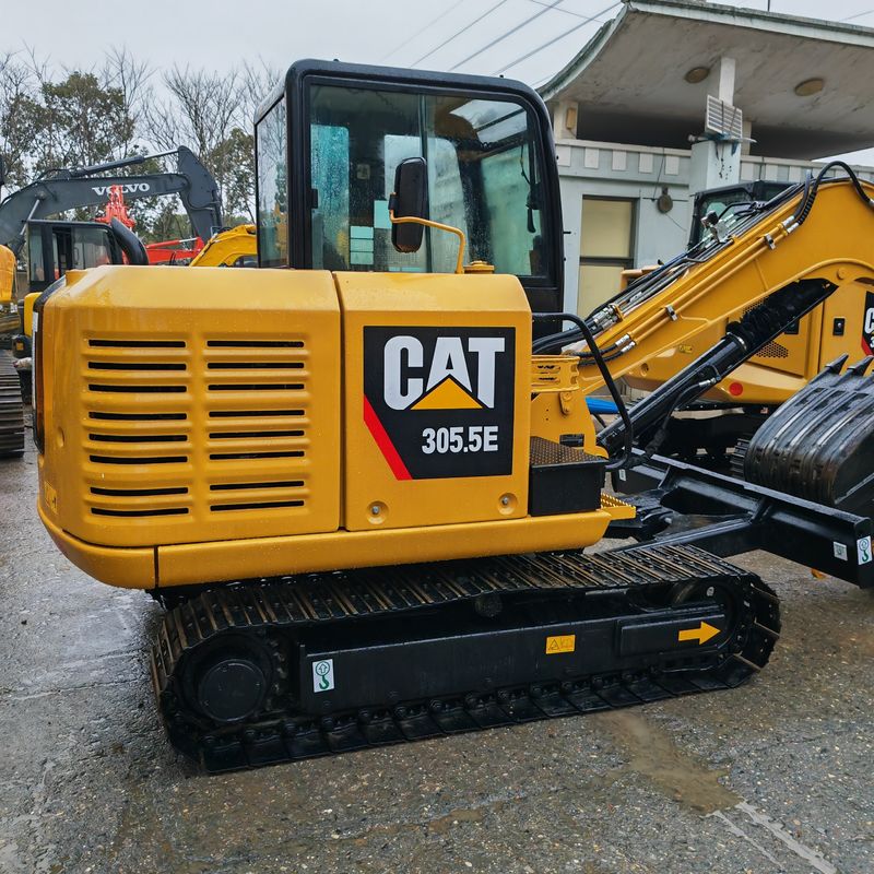 ব্যবহৃত CAT 305.5E মিনি এক্সক্যাভেটর কোন লেজ না Caterpillar 305.5 মিনি এক্সক্যাভেটর দাম কম CAT302 CAT305.5 CAT306 CAT304 CAT305 বিক্রয়