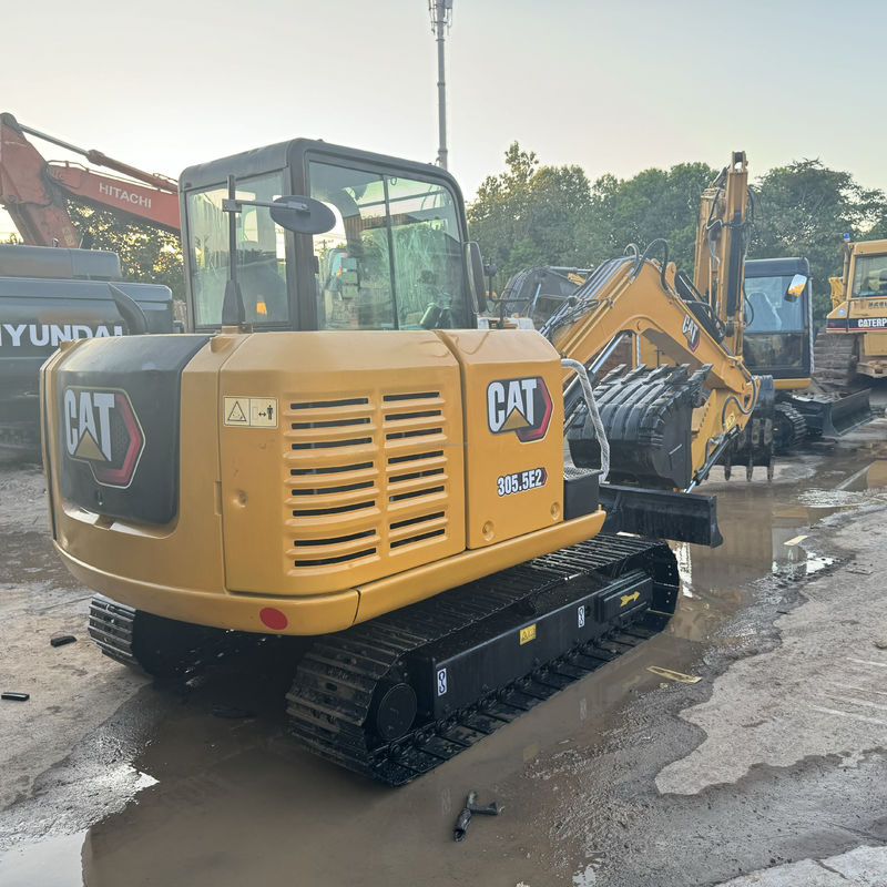 5.5 টন ছোট ব্যবহৃত excavator cat305.5e / সেকেন্ড হ্যান্ড excavator cat 305.5e বিক্রয়ের জন্য