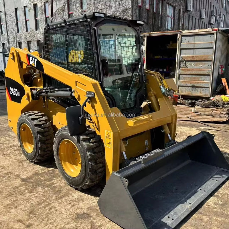 ব্যবহৃত স্লিপ মেশিন CAT 246D3 Caterpillar চাকা খননকারী জাপান মূল চাকা খননকারী