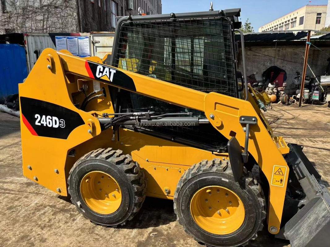ব্যবহৃত স্লিপ মেশিন CAT 246D3 Caterpillar চাকা খননকারী জাপান মূল চাকা খননকারী