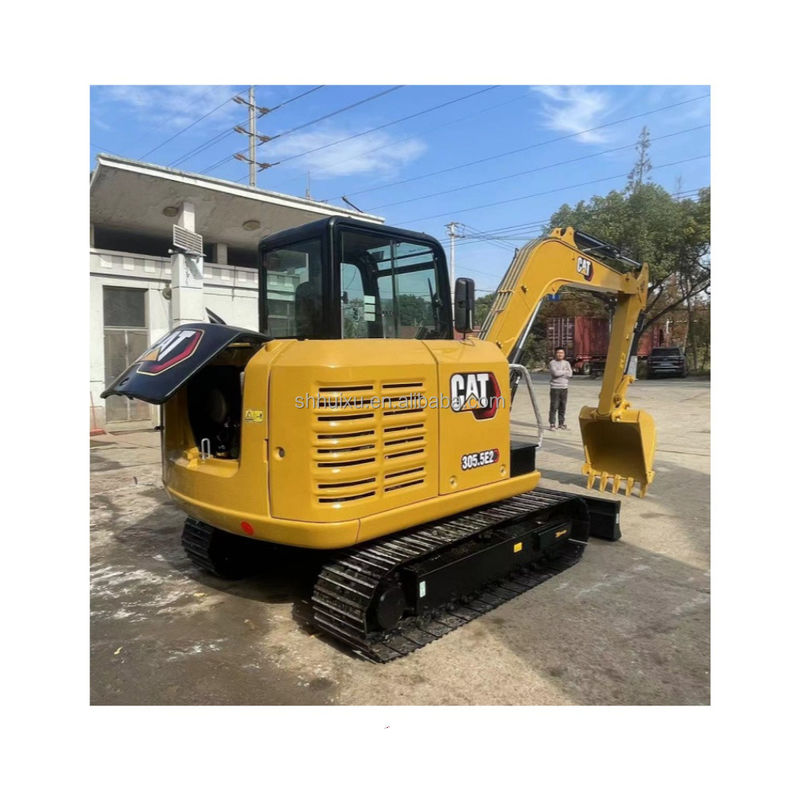 ব্যবহৃত এক্সক্যাভেটর CAT305.5E স্টক CREWLER এক্সক্যাভেটর দ্বিতীয় হাত উচ্চ খনন ক্ষমতা CAT305.5E বিক্রয়ের জন্য এক্সক্যাভেটর