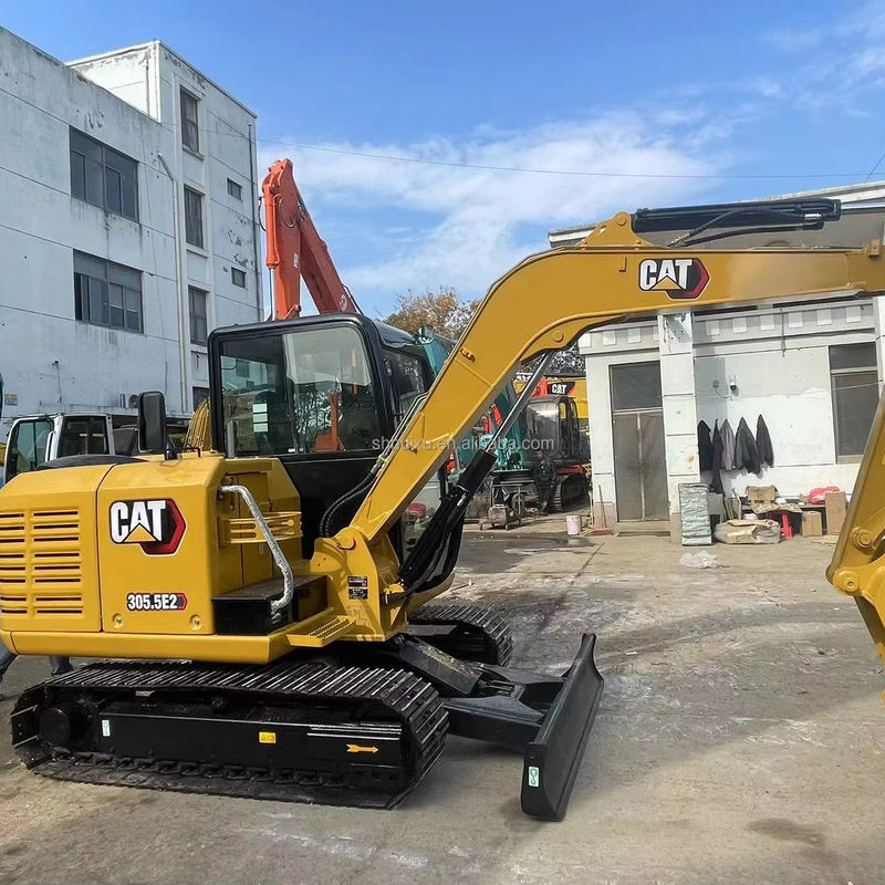 ব্যবহৃত এক্সক্যাভেটর CAT305.5E স্টক CREWLER এক্সক্যাভেটর দ্বিতীয় হাত উচ্চ খনন ক্ষমতা CAT305.5E বিক্রয়ের জন্য এক্সক্যাভেটর