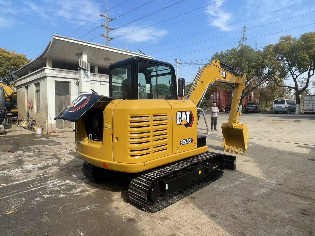 ব্যবহৃত এক্সক্যাভেটর CAT305.5E স্টক CREWLER এক্সক্যাভেটর দ্বিতীয় হাত উচ্চ খনন ক্ষমতা CAT305.5E বিক্রয়ের জন্য এক্সক্যাভেটর