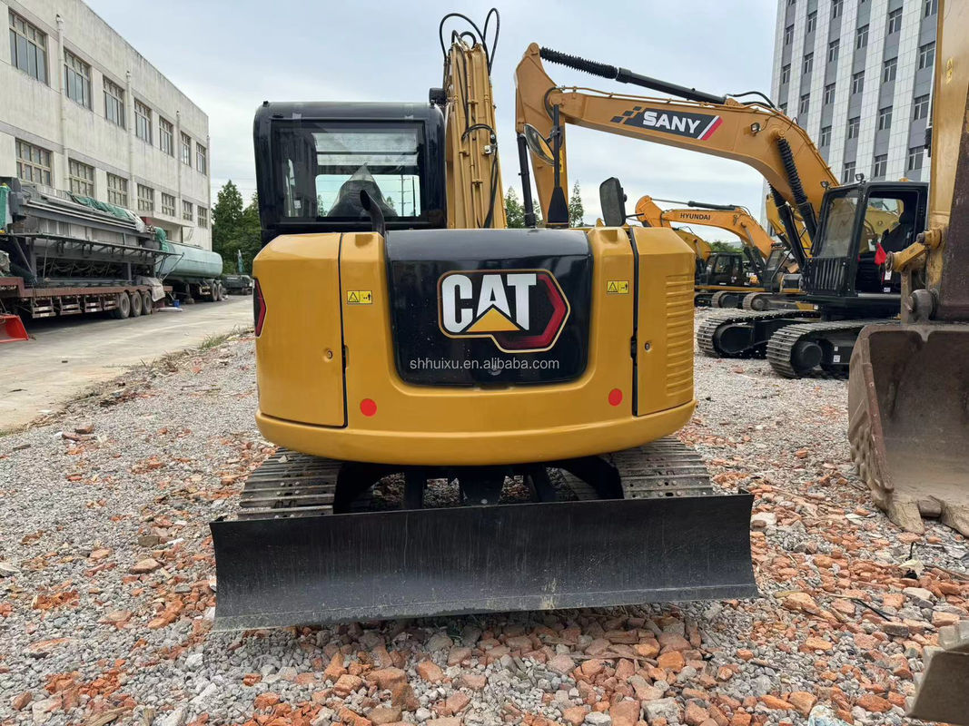 হলুদ রঙ উচ্চ ইঞ্জিন শক্তি ব্যবহৃত cat308e excavator ব্যবহৃত cat সেকেন্ড হ্যান্ড cat308e