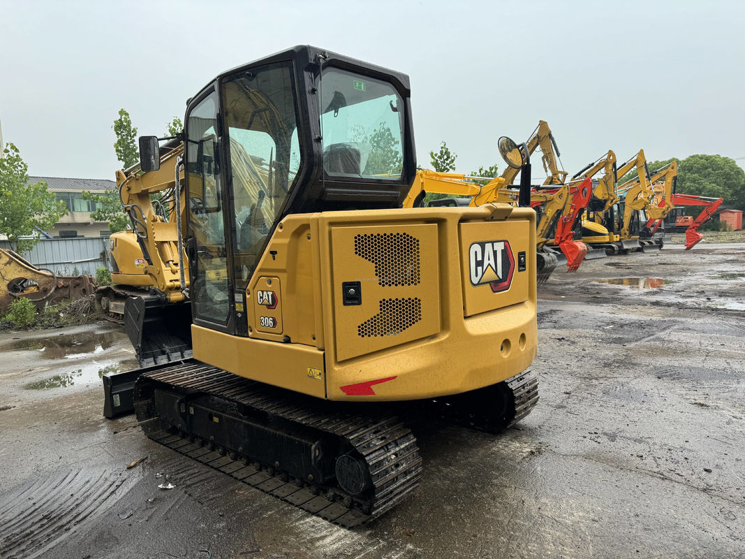 ব্যবহৃত মিনি খননকারী cat306 cat306E2 cat307 ক্রলার মেশিন সেকেন্ড হ্যান্ড ছোট খননকারী cat306 cat306E2 cat307
