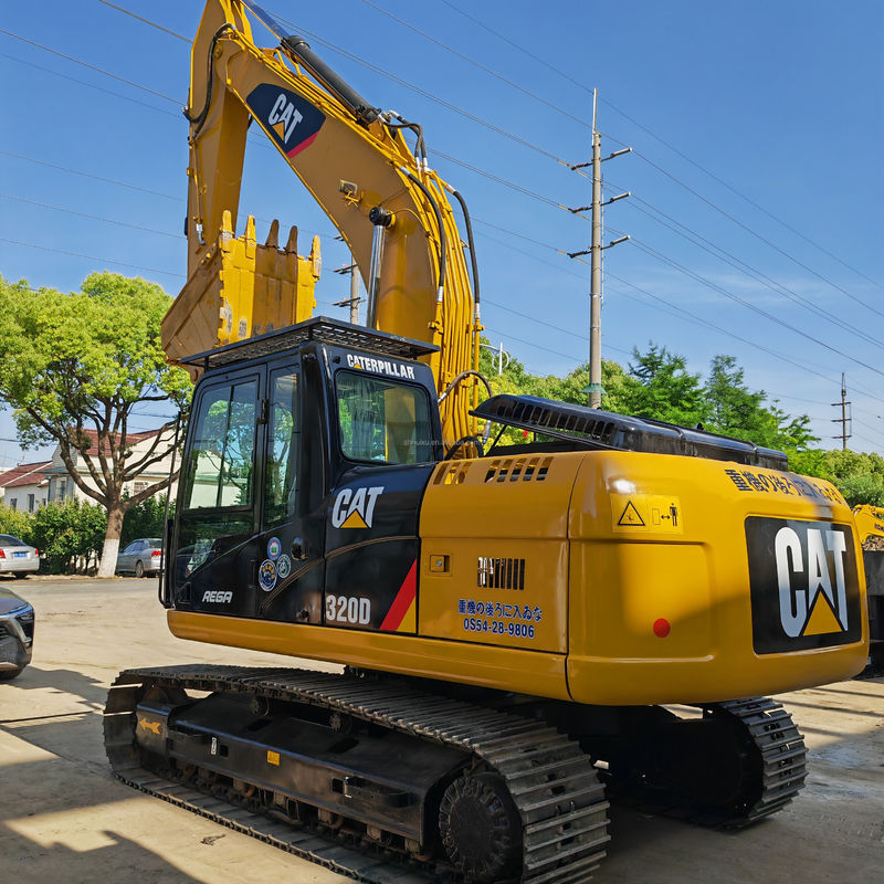 20 টন ব্যবহৃত এক্সক্যাভটর cat320d/দ্বিতীয় হাত উচ্চ মানের ক্রলার এক্সক্যাভটর cat320d কম কাজের ঘন্টা বিক্রয়ের জন্য