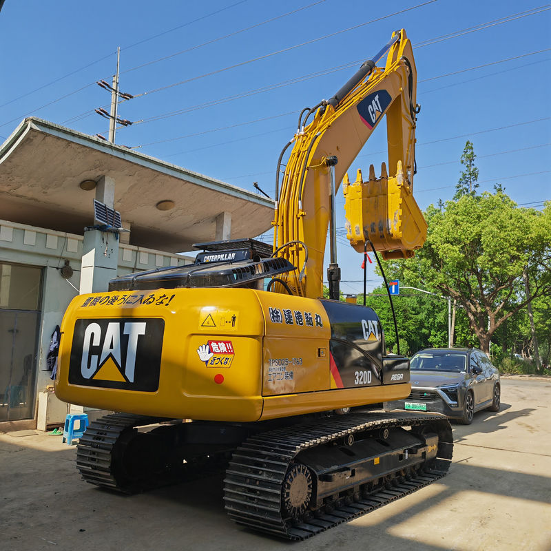 20 টন ব্যবহৃত এক্সক্যাভটর cat320d/দ্বিতীয় হাত উচ্চ মানের ক্রলার এক্সক্যাভটর cat320d কম কাজের ঘন্টা বিক্রয়ের জন্য