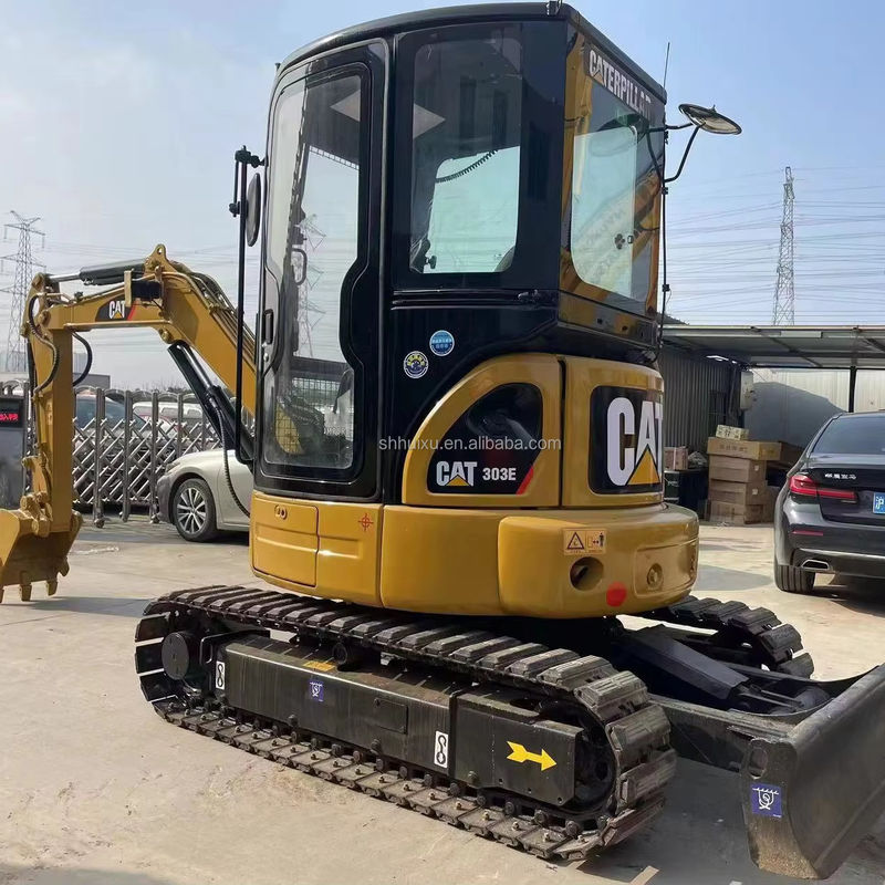 ব্যবহৃত Cat 303E সেকেন্ড হ্যান্ড মিনি Cat 303 উচ্চ পারফরম্যান্স 0.38m3 বালতি ধারণক্ষমতা সহ