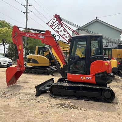 ব্যবহৃত মিনি খননকারী Kubota165 জাপান উৎপত্তি সস্তা দাম/দ্বিতীয় হাত জলবাহী ক্রলার খননকারী Kubota165 উচ্চ মানের