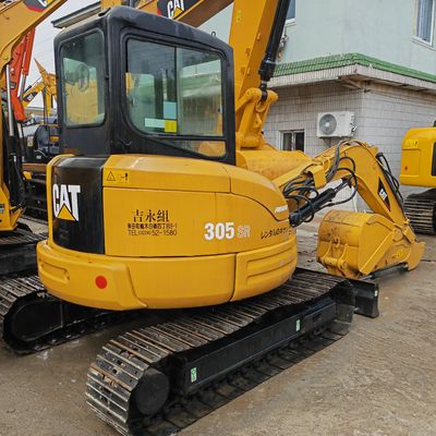 ব্যবহৃত CAT খননকারী CAT 305.5SR ক্রলার খননকারী / ব্যবহৃত ইঞ্জিনিয়ারিং নির্মাণ যন্ত্রপাতি CAT305SR 5T খননকারী