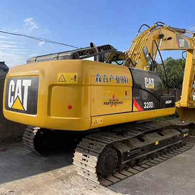 হলুদ রঙের মূল Cat320d ব্যবহৃত খননকারী Cat320d সস্তা দামে বিক্রির জন্য